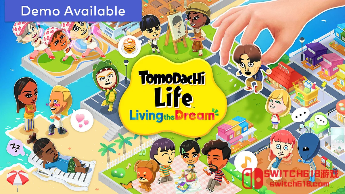 Switch618|免费Switch游戏PC游戏下载 朋友收集 梦想生活|中文|NSZ|Tomodachi Life: Living the Dream