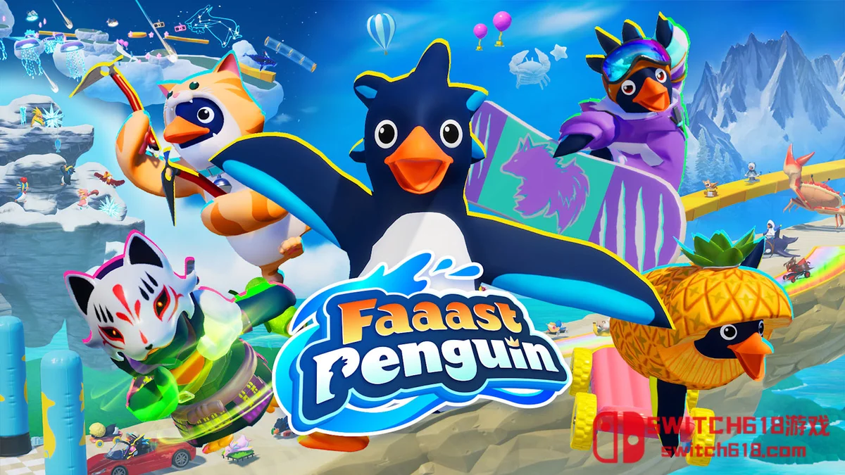 Switch618|免费Switch游戏PC游戏下载 一鹅当先 Faaast Penguin|本体+2.1.0补丁|中文|NSZ|