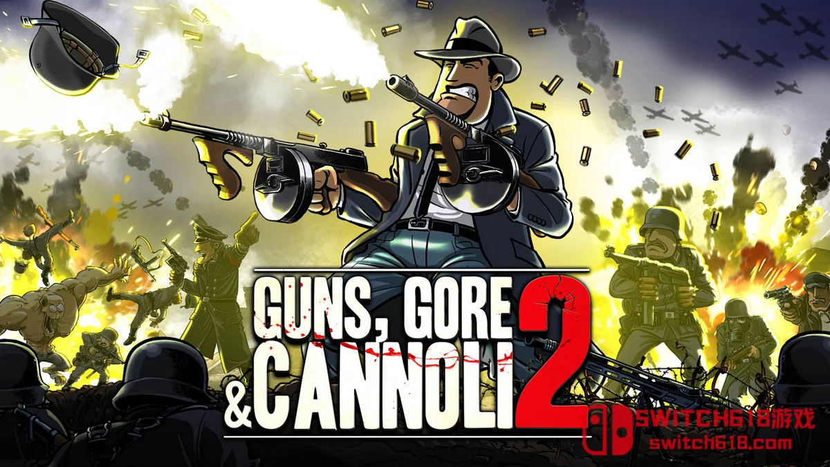 Switch618|免费Switch游戏PC游戏下载 枪 血 黑手党2|本体+1.0.4补丁|XCI|Guns Gore and Cannoli 2