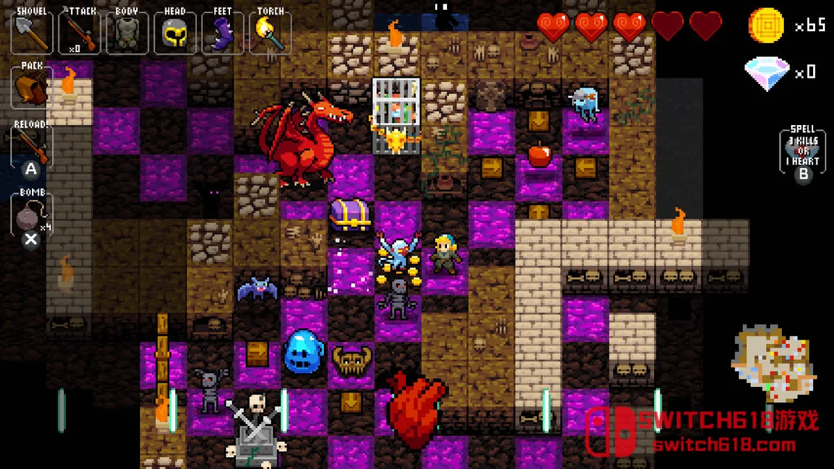 节奏地牢|本体+4.2.1-b5668补丁+2DLC|NSZ|中文|Crypt of the NecroDancer 节奏地牢