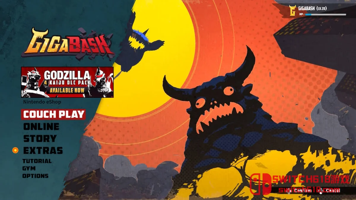 巨击大乱斗|本体+1.0.343补丁+6DLC|中文|NSP|GigaBash 巨击大乱斗